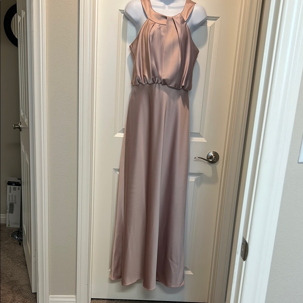 Elegant Mauve/Pink Sleeveless Calvin Klein Dress